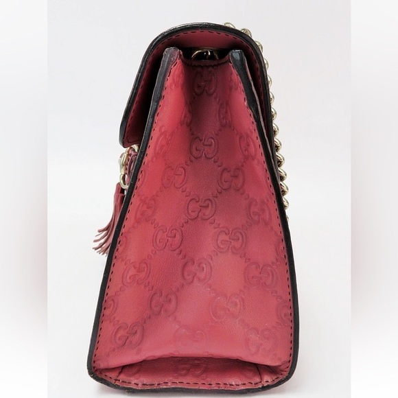 Gucci Pink Leather Shoulder Bag - Picture 4 of 13